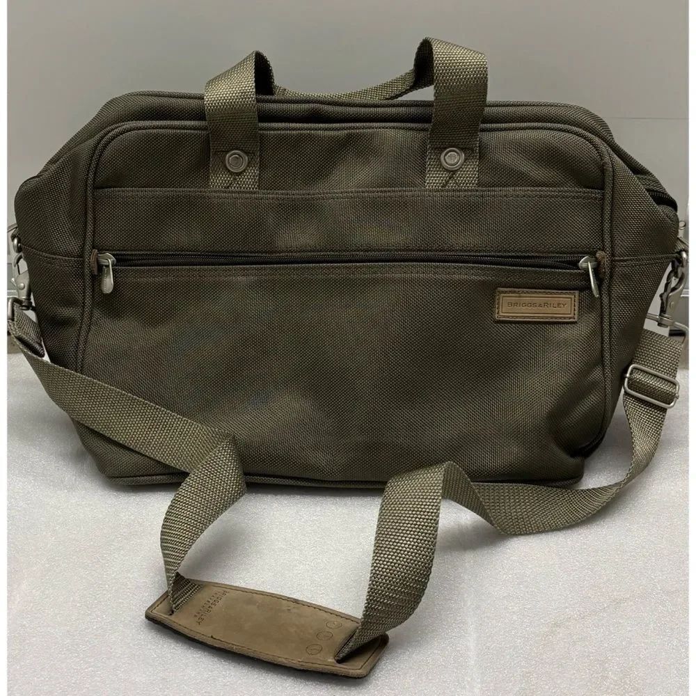 Briggs & Riley Khaki Travel Bag